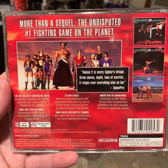 Tekken 2 for PlayStation 1 CIB - Picture 3 of 3